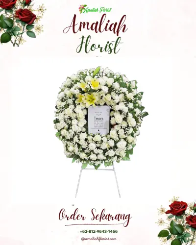 Krans Bunga Duka Cita di Bondan