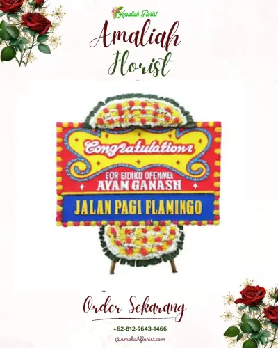 Bunga Papan Congratulation di Bondan